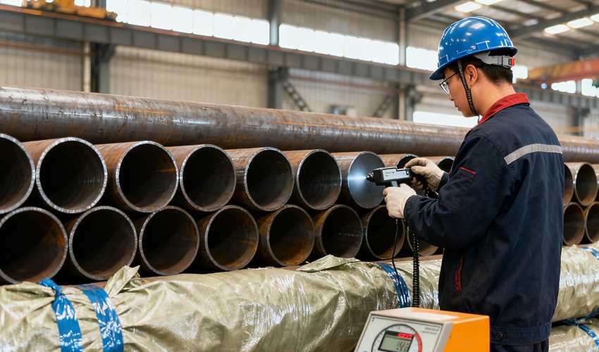 Carbon steel pipe pre-shipment inspection