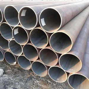 High-quality ERW Carbon Steel Pipe close-up showing smooth surface