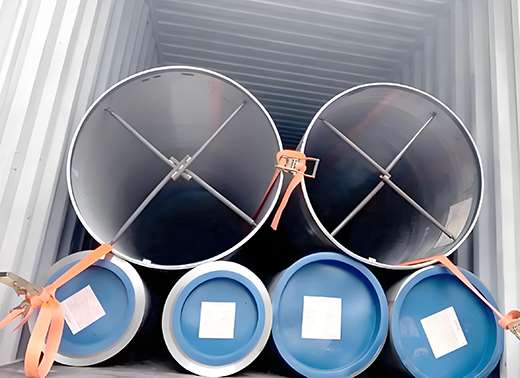 Large-diameter seamless carbon steel pipe