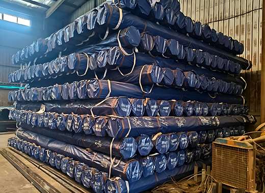 Seamless Carbon Steel Pipe Packaging and Shipping