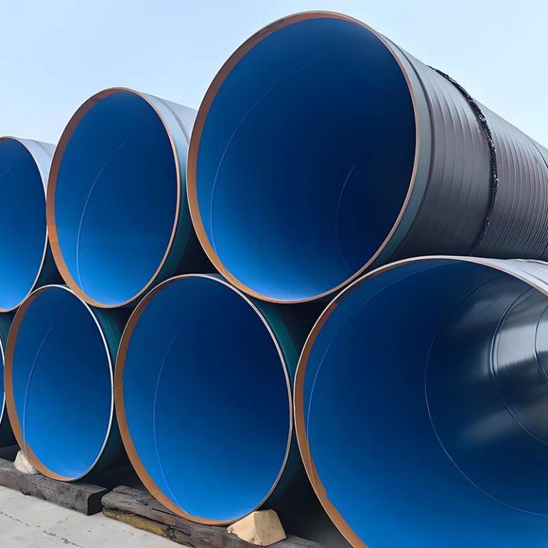 3LPE coated steel pipe for buried pipeline system in oil and water transportation