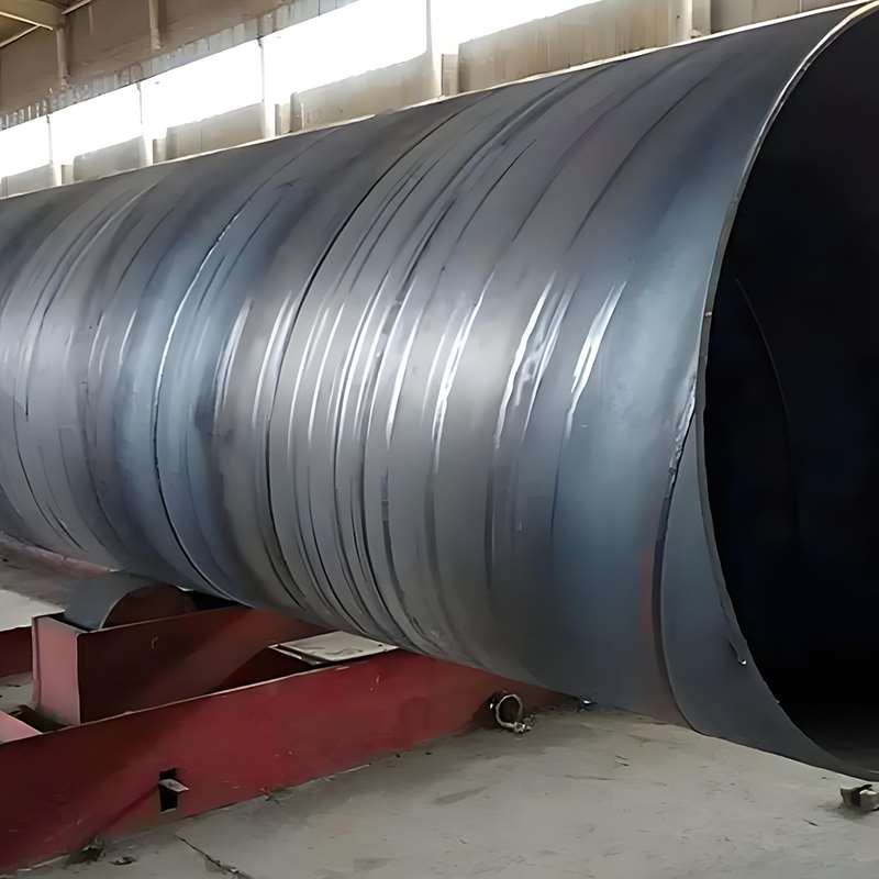 High strength Spiral Steel Pipe for Oil and Gas Pipeline installed in industrial construction site